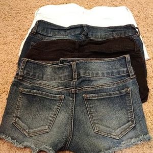 Distressed shorts